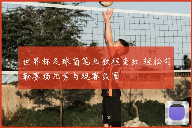 世界杯足球简笔画教程走红 轻松勾勒赛场元素与观赛氛围